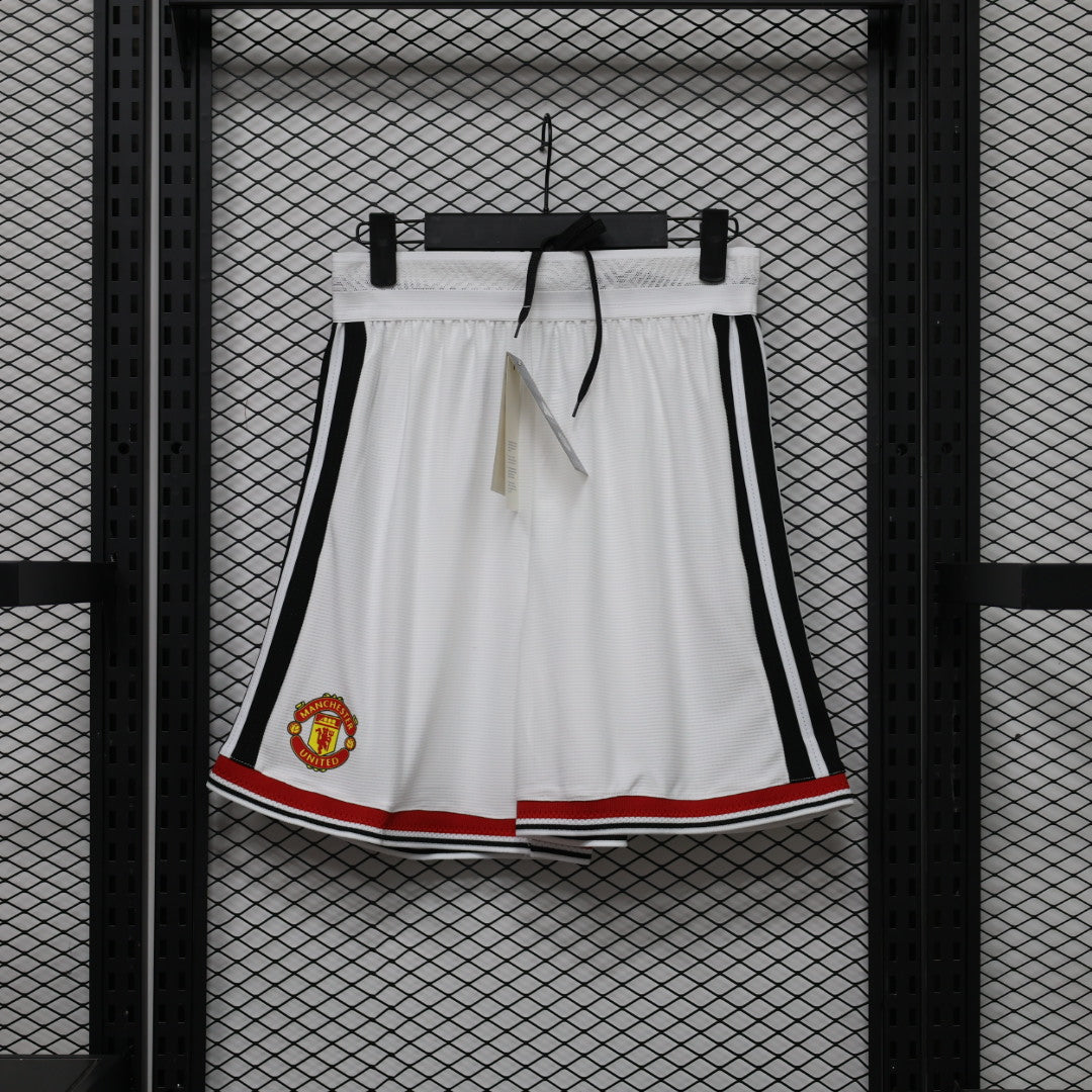 Manchester United 2026/27 White Home Shorts