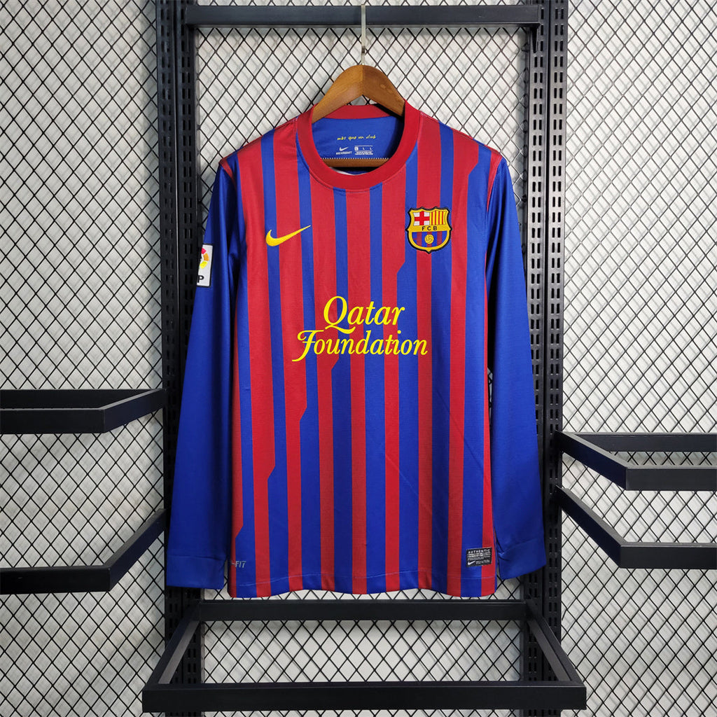 Barcelona 2011/12 Retro Home Long Sleeve Jersey