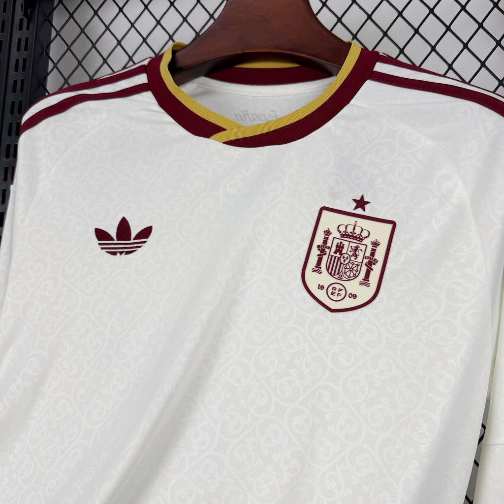 Spain World Cup 2026 Away Long Sleeve Jersey Fan Version