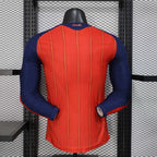 Spain World Cup 2026 Home Long Sleeve Jersey Player Version