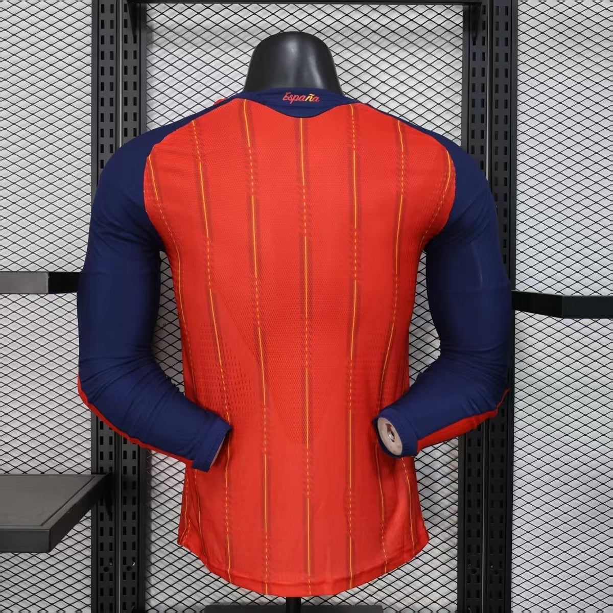 Spain World Cup 2026 Home Long Sleeve Jersey Player Version