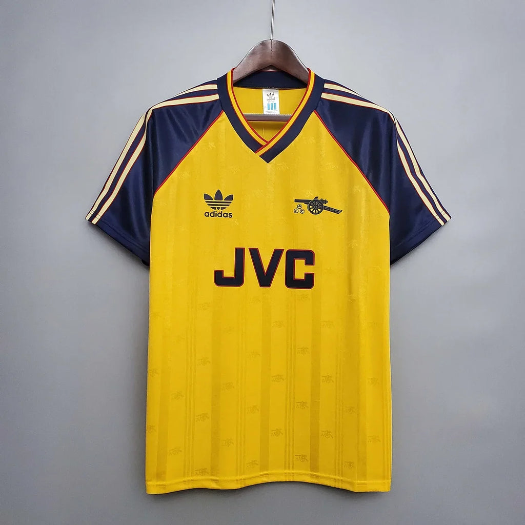Arsenal 1988/89 Retro Yellow Jersey