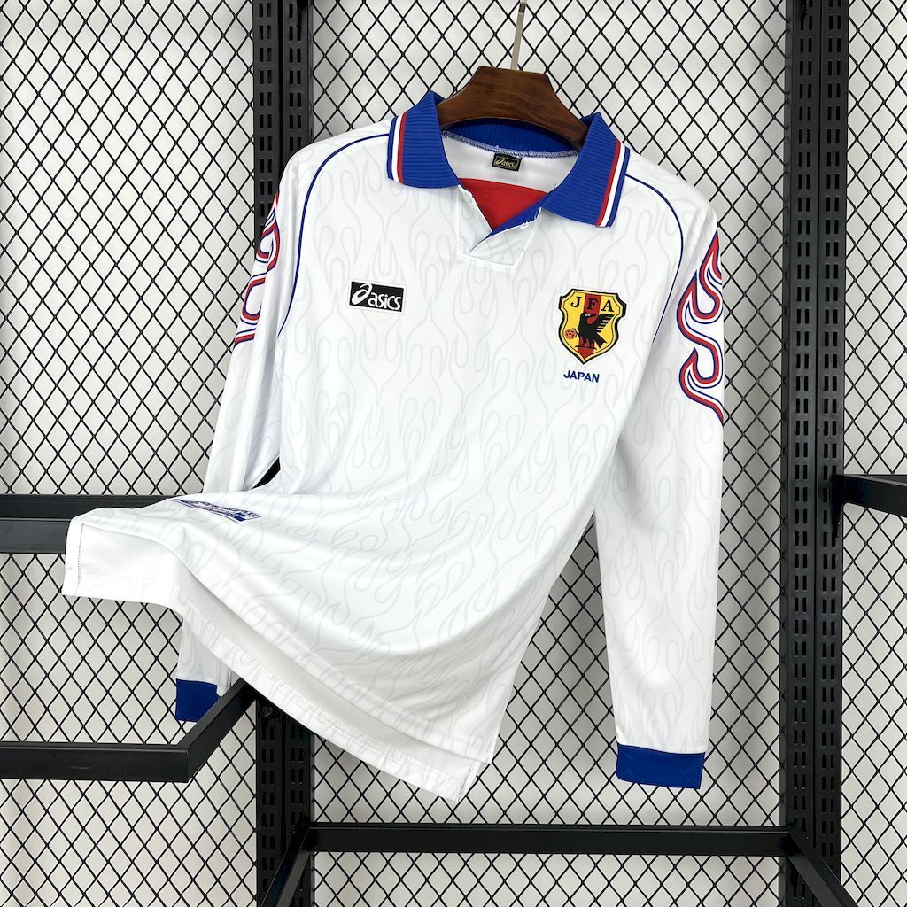 Japan 1998 Retro Away Long Sleeve Jersey