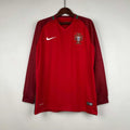 Portugal 2016 Retro Home Long Sleeve Jersey