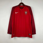 Portugal 2016 Retro Home Long Sleeve Jersey