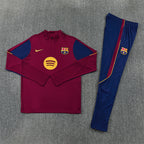 Barcelona Burgundy & Navy Tracksuit 2026/27
