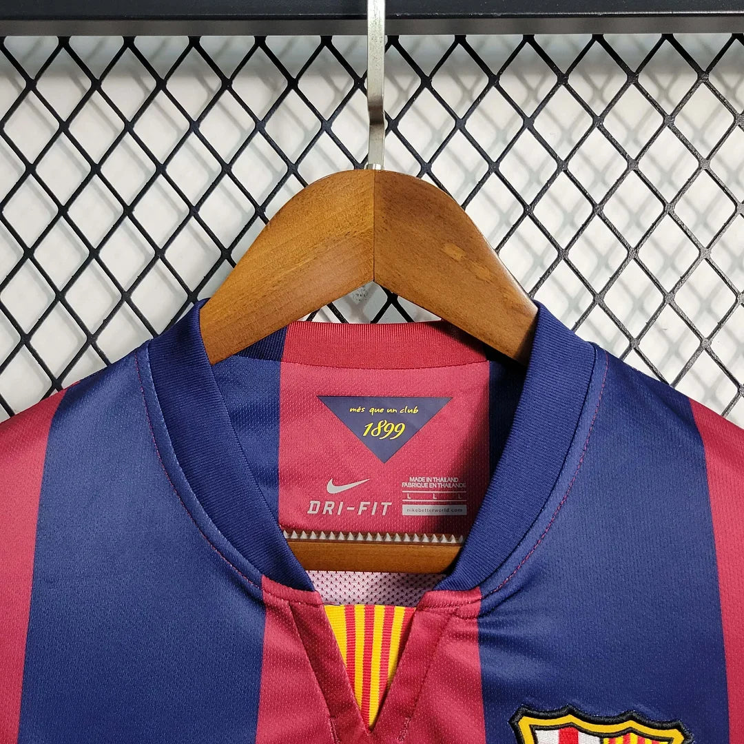 Barcelona 2014/15 Retro Home Long Sleeve Jersey