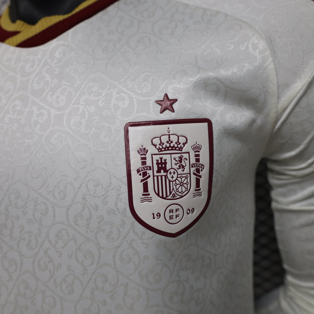 Spain World Cup 2026 Away Long Sleeve Jersey Player Version