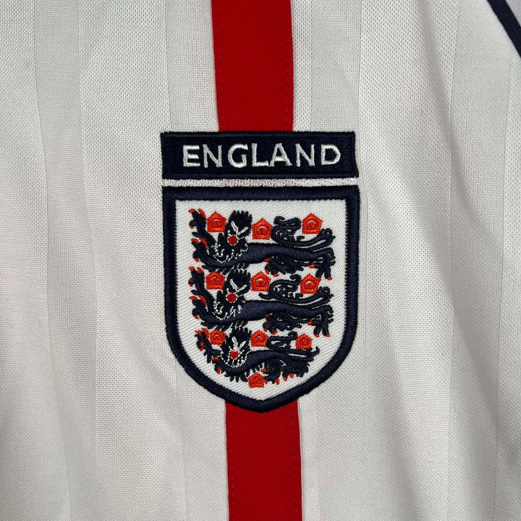 England 2002 Retro Home Long Sleeve Jersey