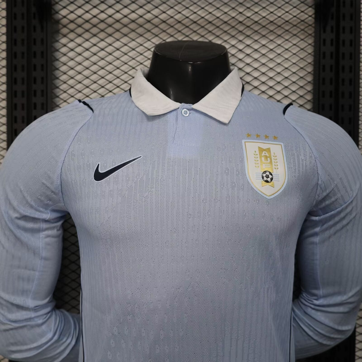 Uruguay World Cup 2026 Home Long Sleeve Jersey Player Version