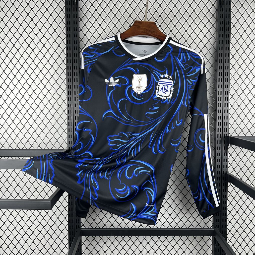 Argentina World Cup 2026 Away Long Sleeve Jersey Fan Version