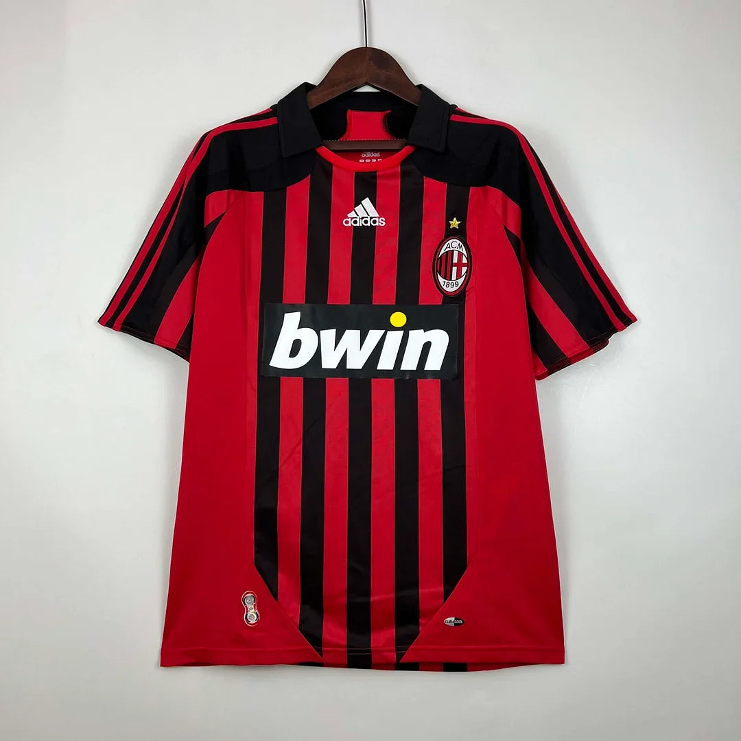 AC Milan 2009/10 Retro Red & Black Jersey