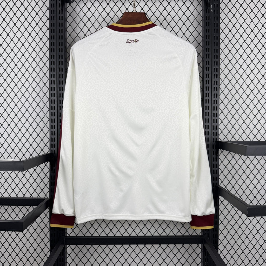 Spain World Cup 2026 Away Long Sleeve Jersey Fan Version