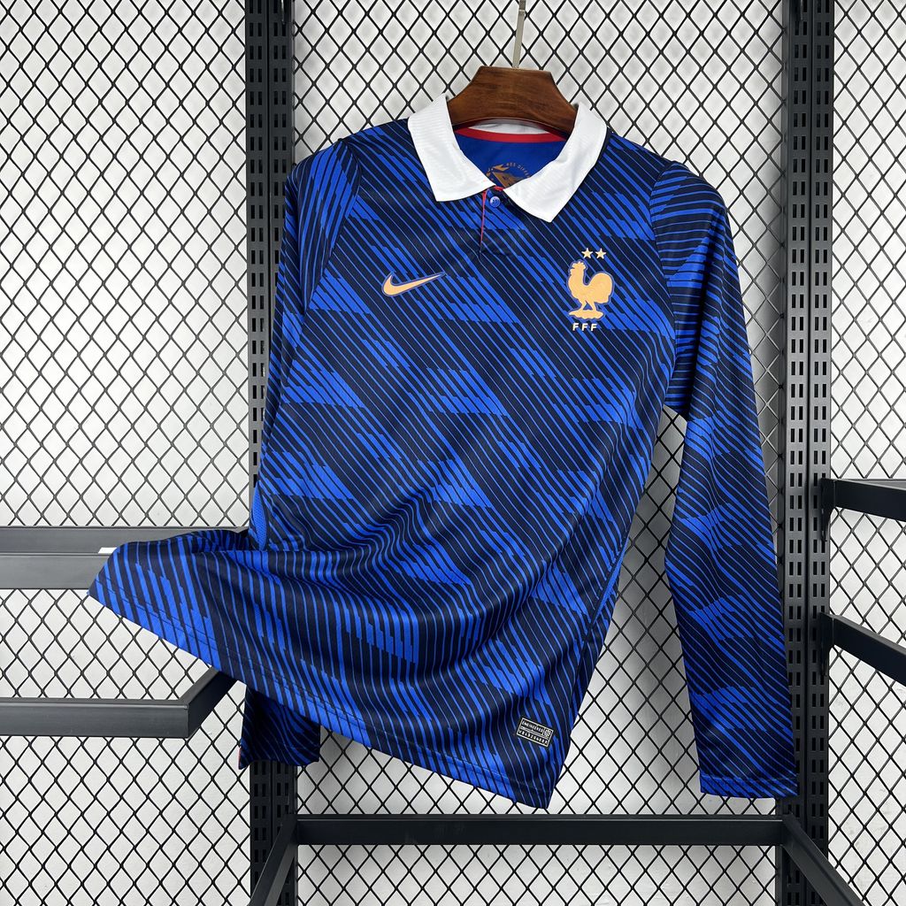 France World Cup 2026 Home Long Sleeve Jersey Fan Version