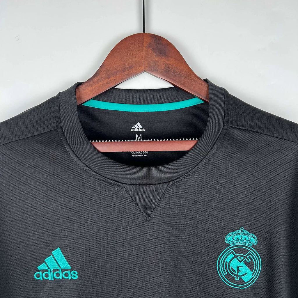 Real Madrid 2017/18 Retro Away Long Sleeve Jersey