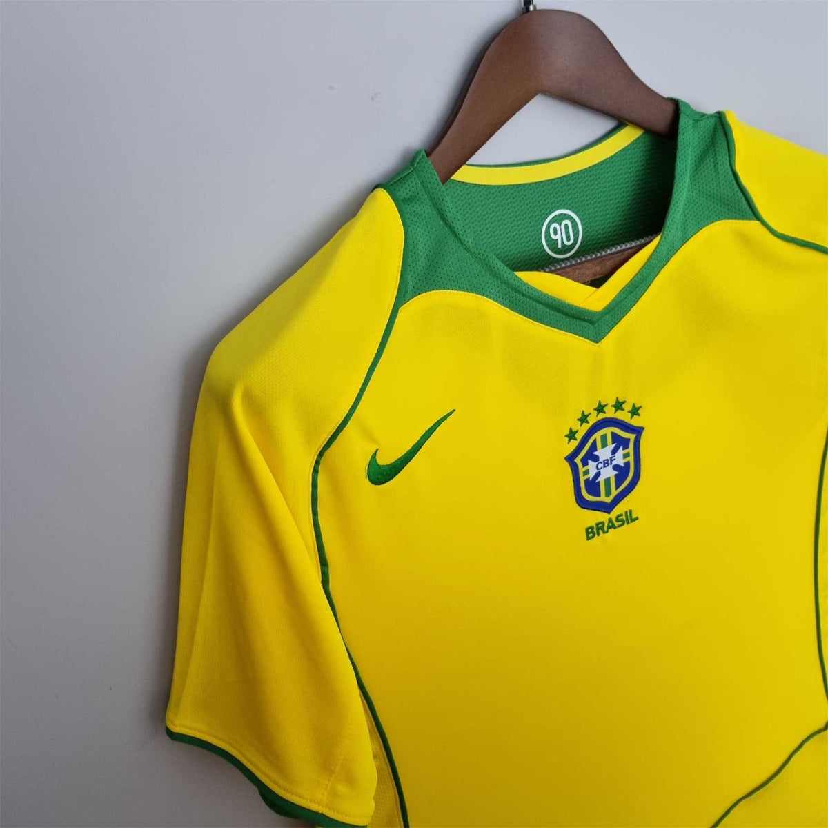 Brazil 2004 Retro Home Jersey