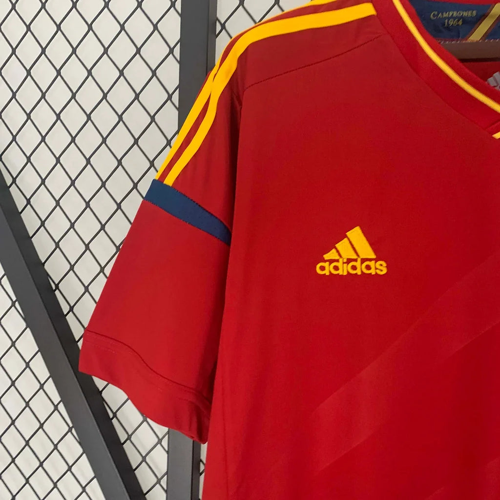 Spain 2012 Retro Home Jersey