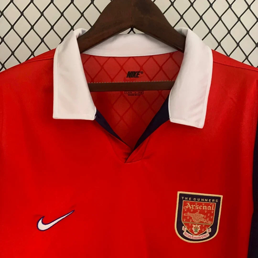 Arsenal 1998/99 Retro Home Long Sleeve Jersey