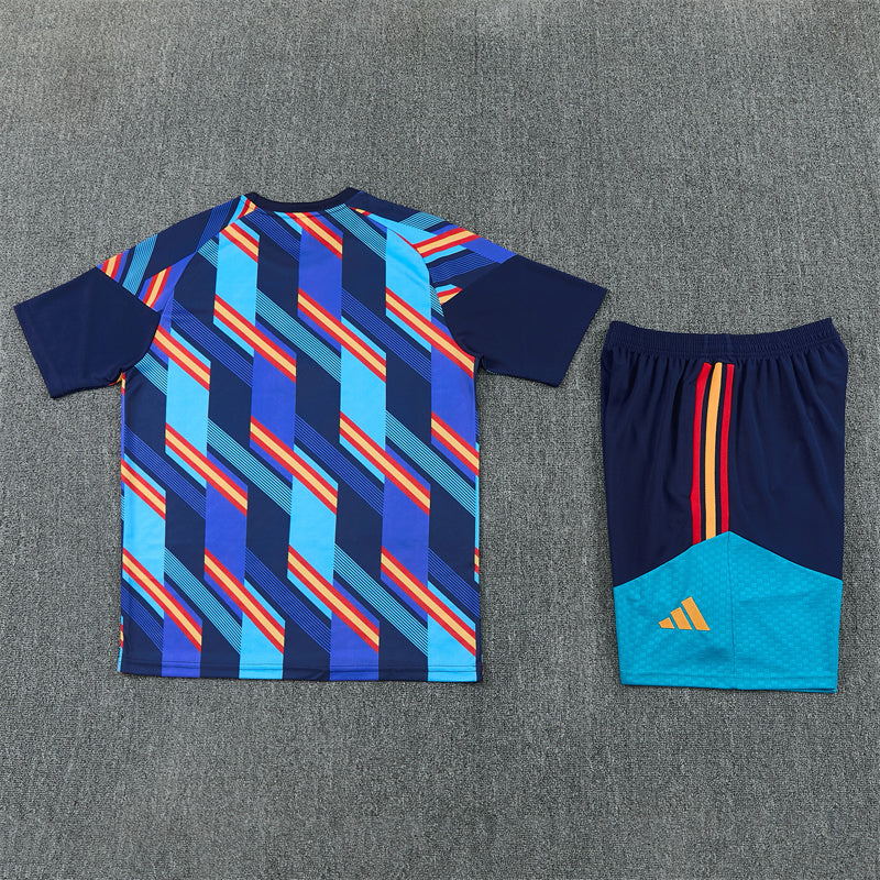 Spain 2026/27 Blue Pattern Set