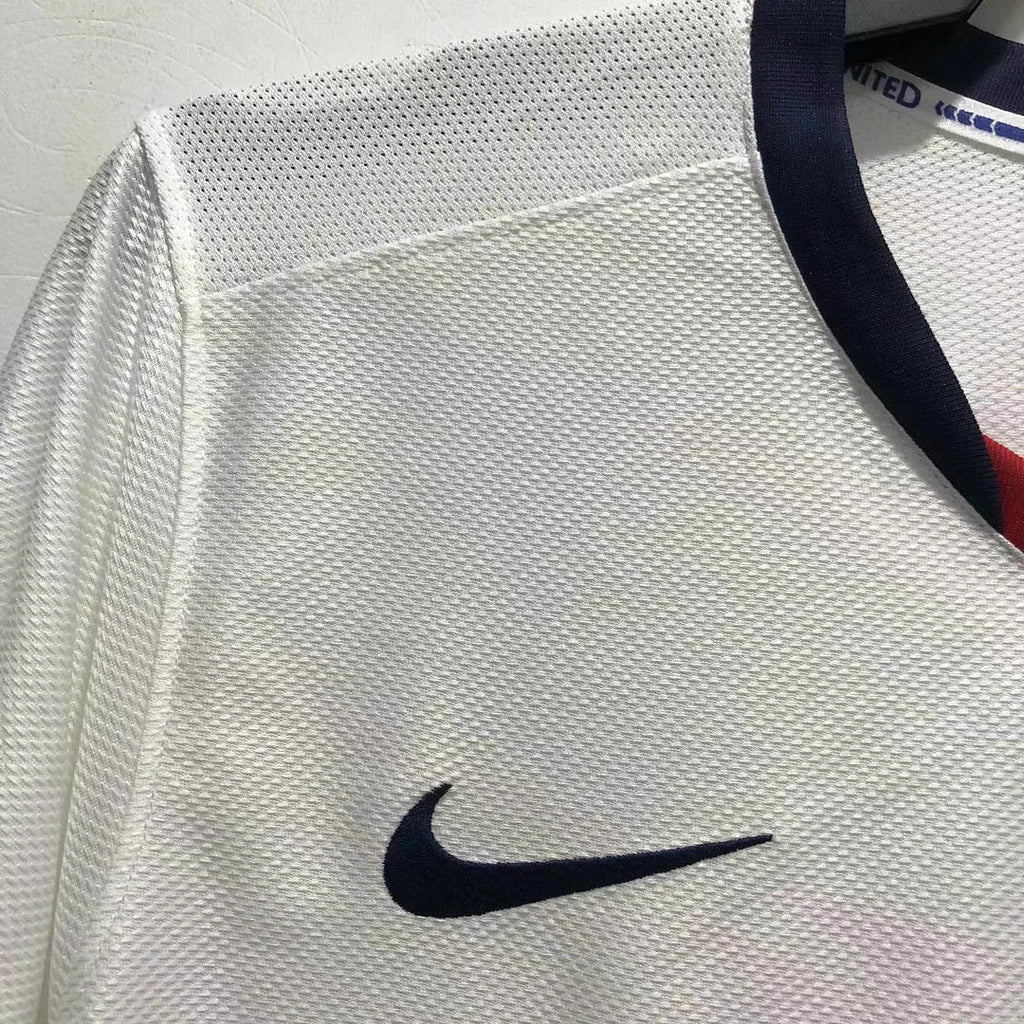 Manchester United 2008/09 Retro White Away Long Sleeve Jersey