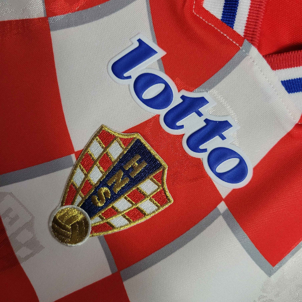 Croatia 1998 Retro Home Jersey
