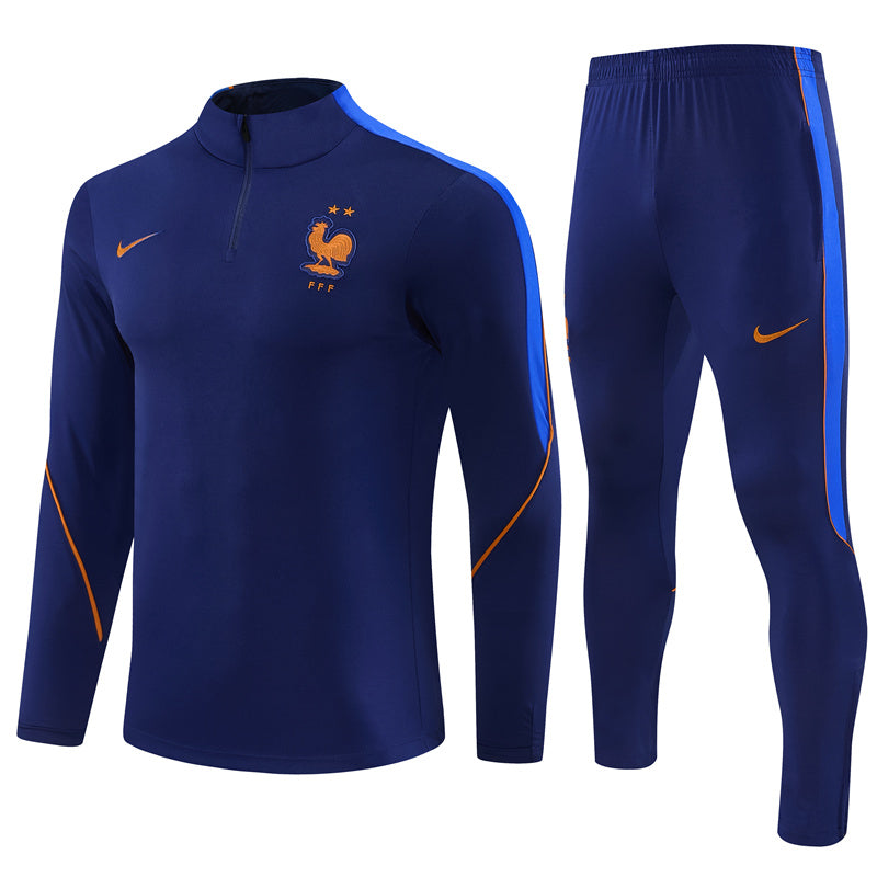 France Dark Blue Tracksuit 2026/27