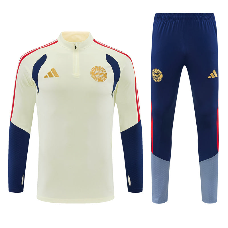 Bayern Munich Beige & Blue Tracksuit 2026/27