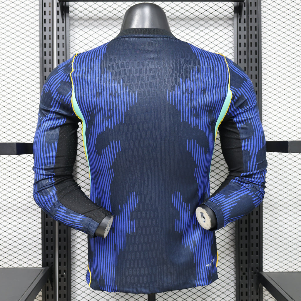 Brazil World Cup 2026 Away Long Sleeve Jersey Player Version