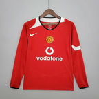 Manchester United 2004/06 Retro Home Long Sleeve Jersey