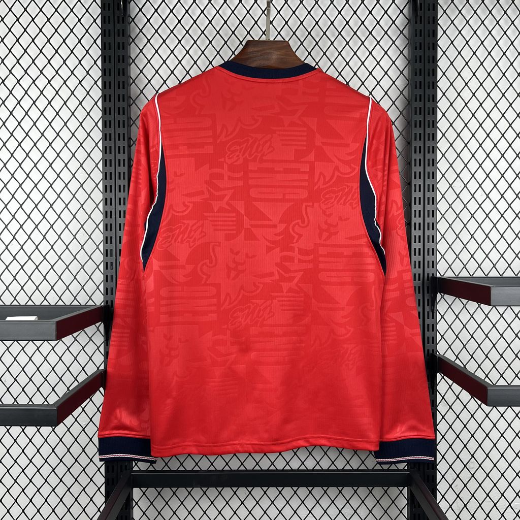 England World Cup 2026 Away Long Sleeve Jersey Fan Version