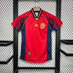 Spain 1998 Retro Home Jersey