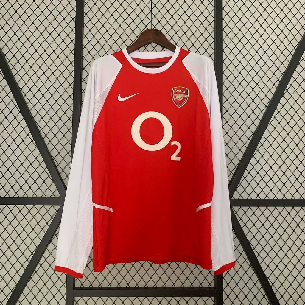 Arsenal 2003/04 Retro Home Long Sleeve Jersey