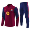 Barcelona Burgundy & Navy Tracksuit 2026/27