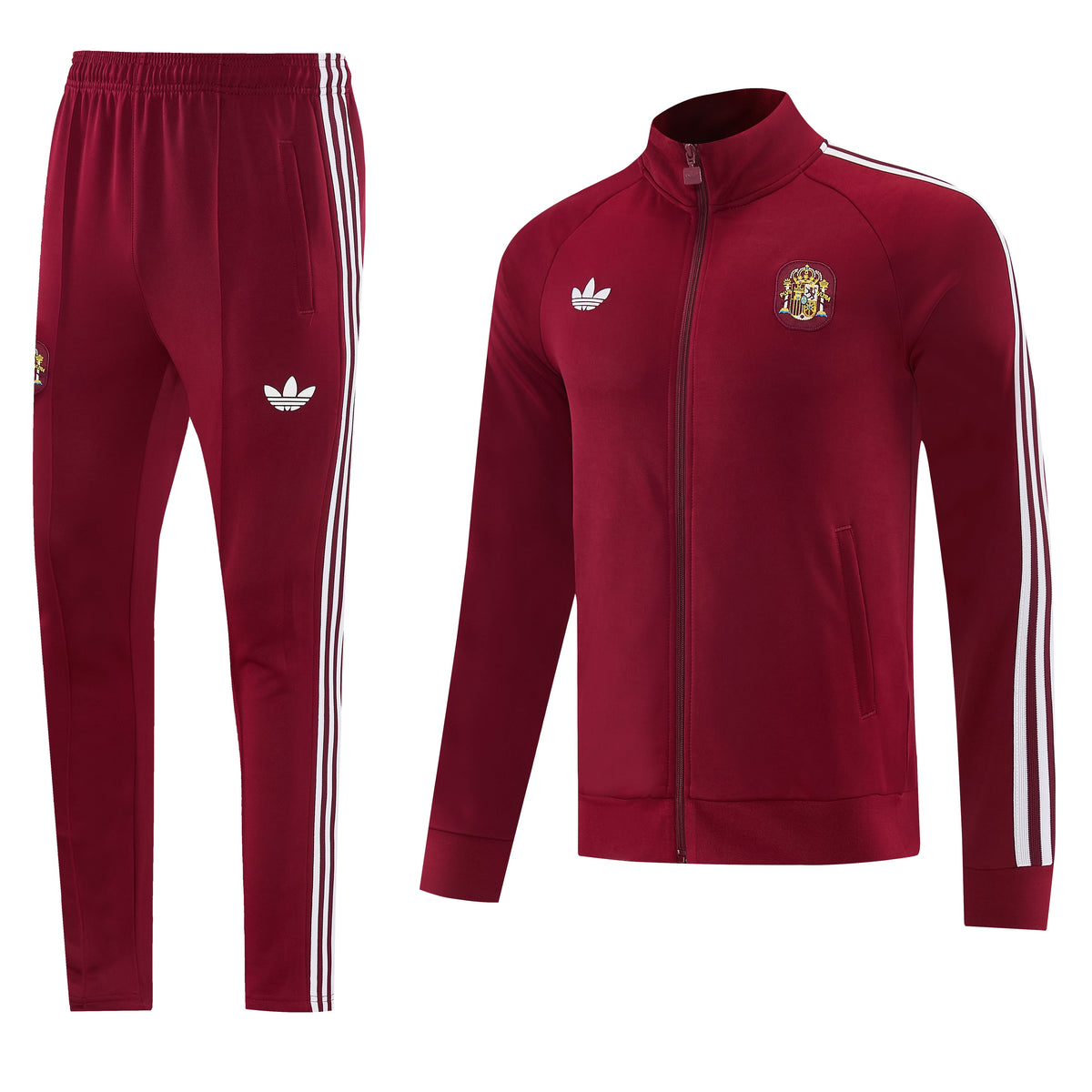 Spain Burgundy Tracksuit 2026/27