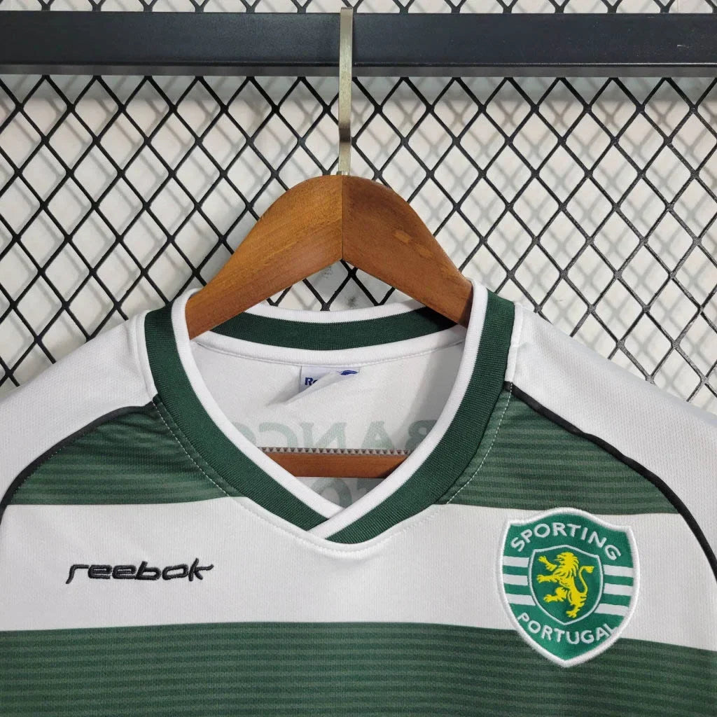 Sporting Lisbon 2001/03 Retro Home Long Sleeve Jersey