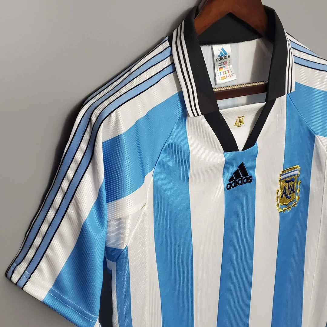Argentina 1998 Retro Home Jersey