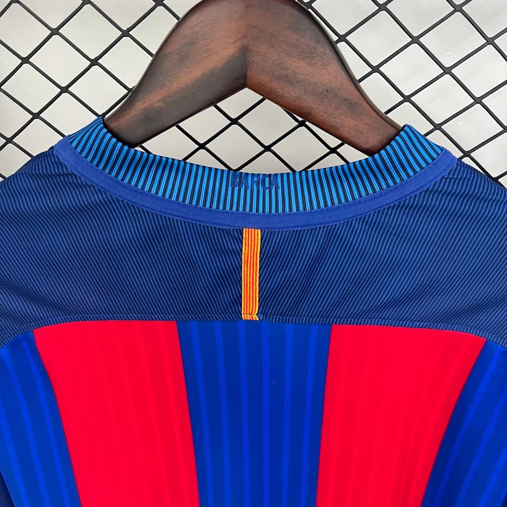 Barcelona 2016/17 Retro Home Long Sleeve Jersey