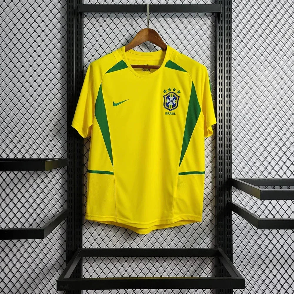 Brazil 2002 Retro Home Jersey