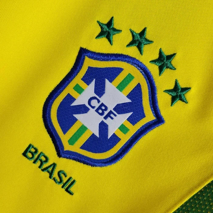 Brazil 2002 Retro Home Jersey