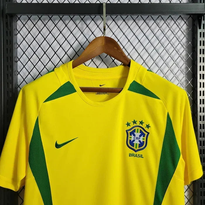 Brazil 2002 Retro Home Jersey