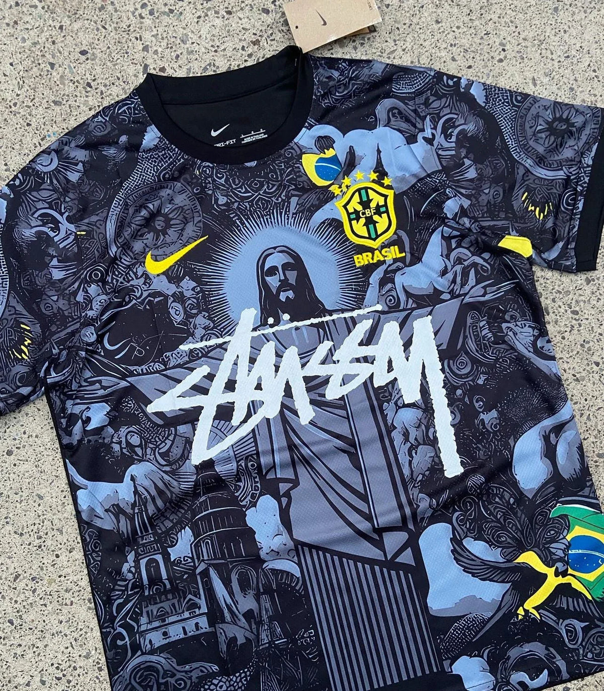 Stüssy x Brazil "Jesus" Limited Edition Jersey
