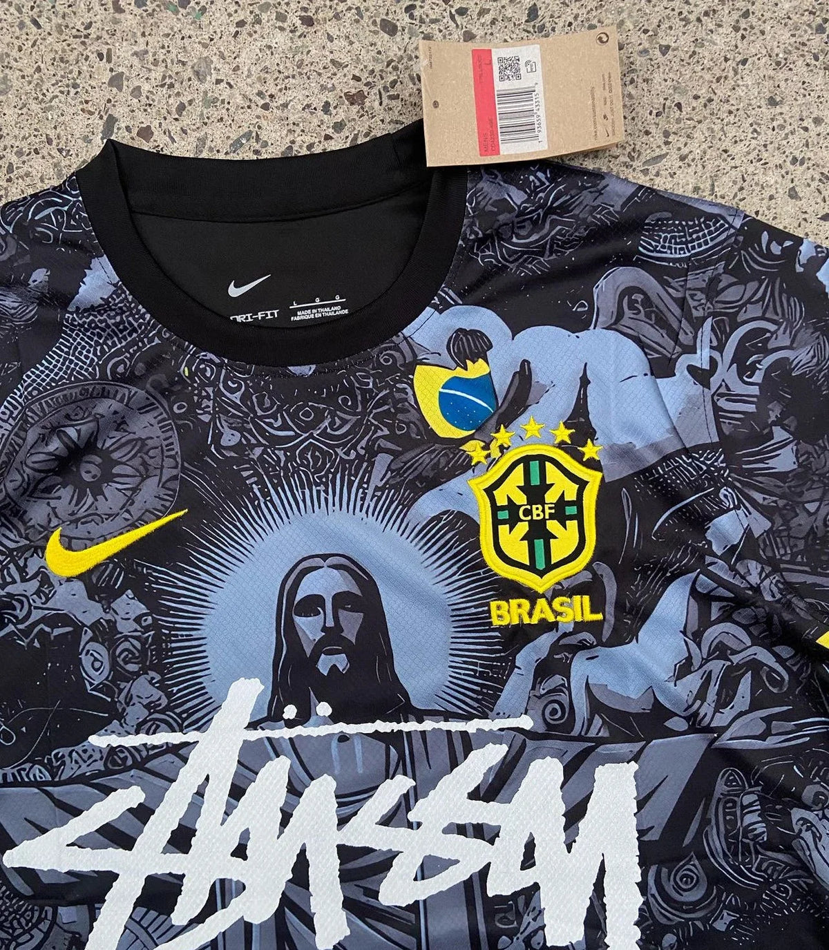 Stüssy x Brazil "Jesus" Limited Edition Jersey
