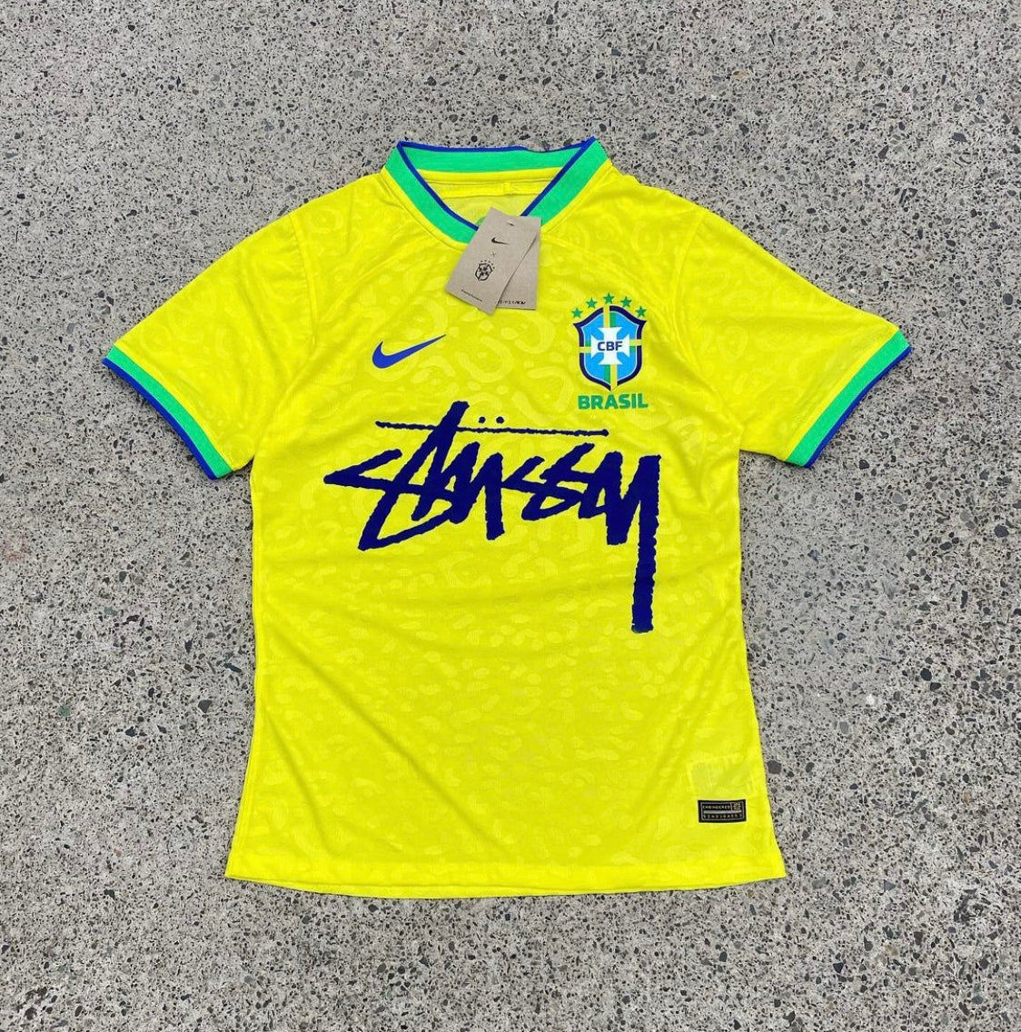 Stüssy x Brazil Yellow Limited Edition Jersey