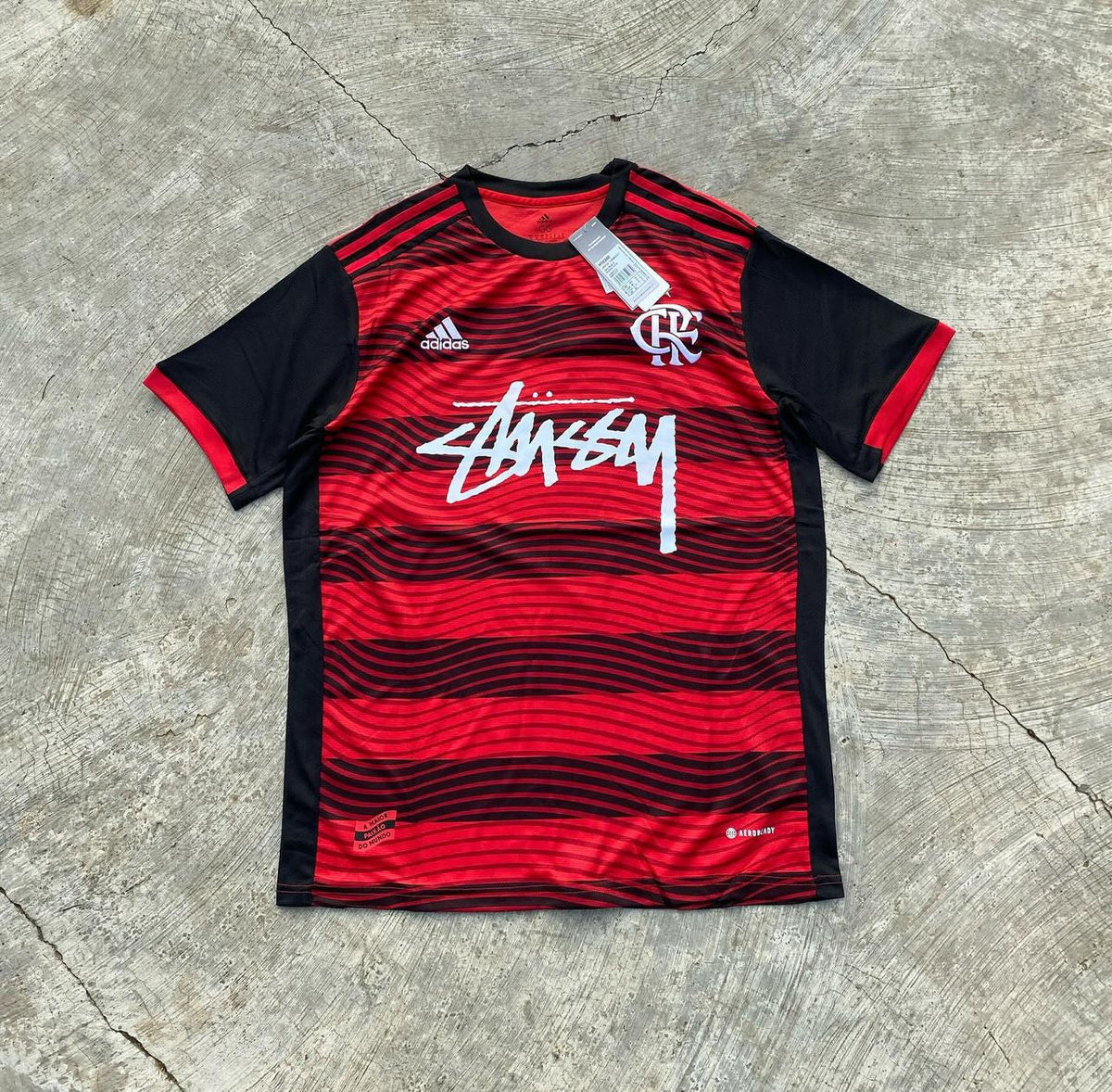 Stüssy x Flamengo Red & Black Limited Edition Jersey