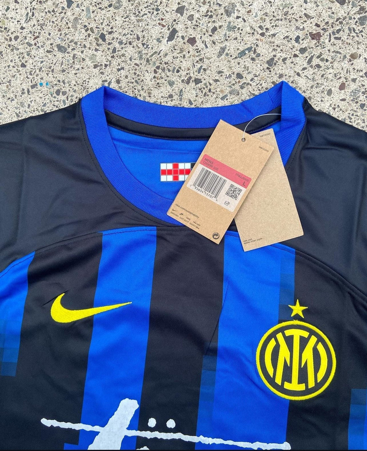 Stüssy x Inter Milan Blue & Black Limited Edition Jersey