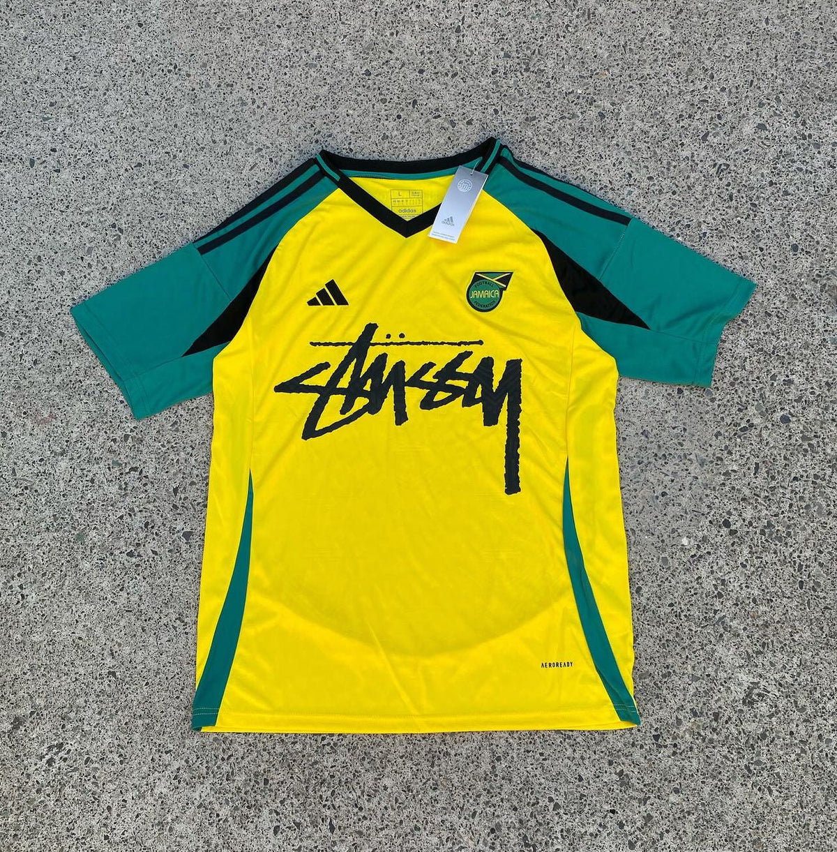 Stüssy x Jamaica Yellow Limited Edition Jersey