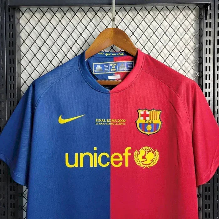 Barcelona 2008/09 Retro Champions League Final Home Jersey