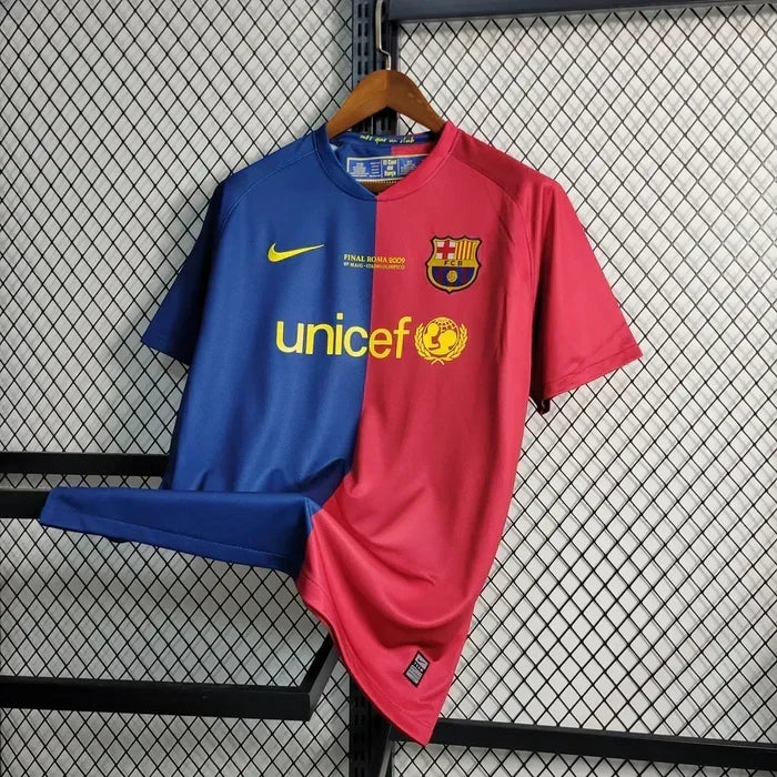 Barcelona 2008/09 Retro Champions League Final Home Jersey