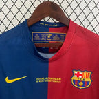 Barcelona 2008/09 Retro Champions League Home Long Sleeve Jersey