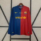 Barcelona 2008/09 Retro Champions League Home Long Sleeve Jersey